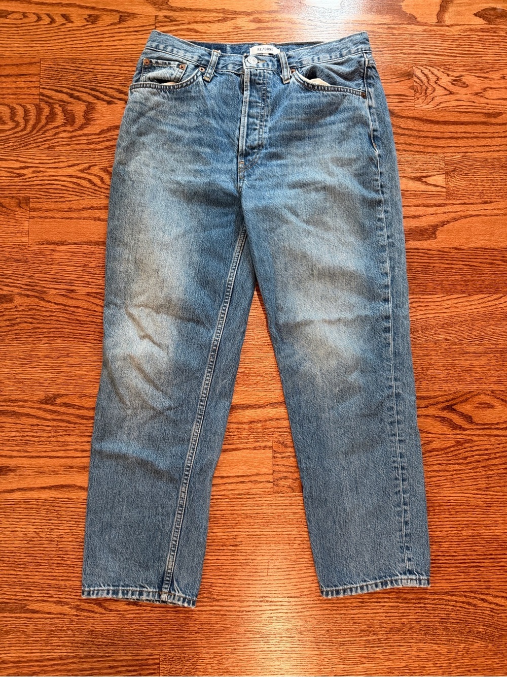 Re/Done 70s stovepipe Jean - Picture 3 of 5